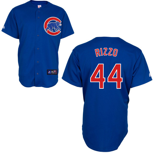 Anthony Rizzo #44 MLB Jersey-Chicago Cubs Men's Authentic Alternate 2 Blue Baseball Jersey